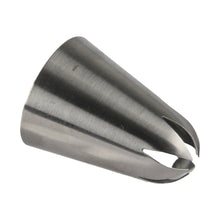 Load image into Gallery viewer, FineDecor Large Piping Tip, Stainless Steel Icing Piping Nozzle Tip, Cake Decorating Tools Cream Puff Decor Pastry Icing Tool for Baker, 1psc (C10)
