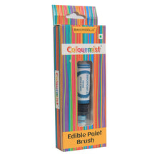 Load image into Gallery viewer, Colourmist Edible Paint Brush With Vibrant Colour Paint ( Turquoise ) | Food Colour Paint Brush For Dessert | 1pc
