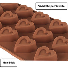 Load image into Gallery viewer, Finedecor Silicone Deep Heart Shape Chocolate Mould - FD 3137, (15 Cavities)
