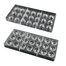 Load image into Gallery viewer, FineDecor Diamond Shaped Polycarbonate Chocolate Mold  (21 Cavities), Transparent, FD 3416
