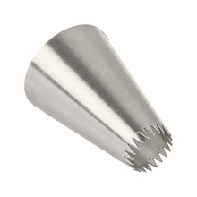 Load image into Gallery viewer, FineDecor Large Piping Tip, Stainless Steel Icing Piping Nozzle Tip, Cake Decorating Tools Cream Puff Decor Pastry Icing Tool for Baker, 1psc (B23)
