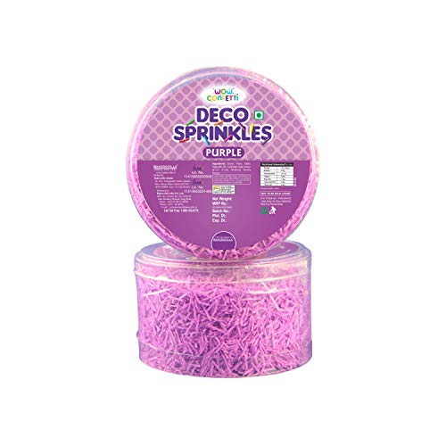 Wow Confetti Deco Sprinkles -30g (Purple)
