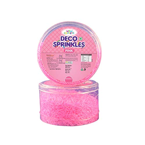 Wow Confetti Deco Sprinkles -30g (Pink)
