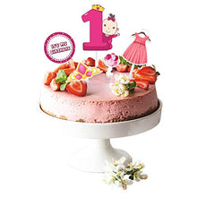 Load image into Gallery viewer, LET&#39;S PARTY - CAKE TOPPER - 1ST BIRTHDAY BABY GIRL THEME PACK - LP 2948
