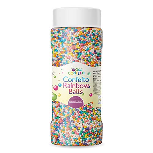 Wow ConfettiTM Confeito Rainbow Balls, 150g