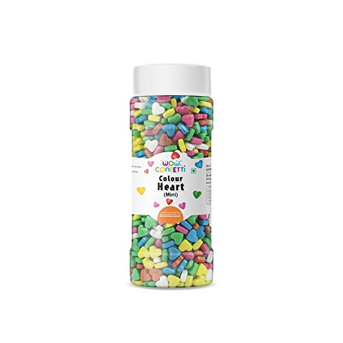 Wow ConfettiTM Colour Heart Mini, 75g