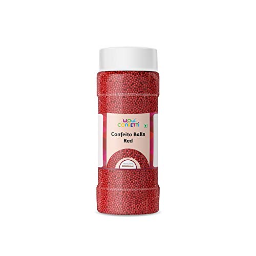 Wow Confetti Confeito Balls (RED), 150g
