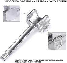 Load image into Gallery viewer, FineDecor Professional Aluminum Hammer Meat Tenderizer Steak Beef Chicken Pounders Cooking Tools Kitchen Accessories

