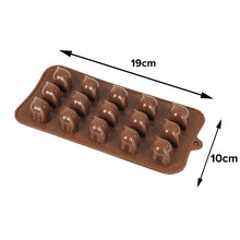 Load image into Gallery viewer, FineDecor Silicone Mould Mould | Candy Mould | Jelly Mould | Baking Silicon Bakeware Mold | Soap Wax Flexible Baking Mould (15 Cavity) - FD 3522
