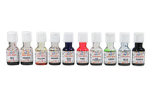 Load image into Gallery viewer, Colourmist Colour Splash Assorted 20 Gm, Pack of 10 Colours (Yellow, Orange, Green, Blue, Purple, Red, Brown, Pink, Royal Blue, Red Strawberry)
