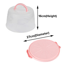 Load image into Gallery viewer, FineDecor Storage Container Box for Cakes &amp; Cupcakes with Collapsible Handles, FD 3384
