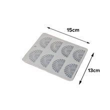 Load image into Gallery viewer, FineDecor Fan Pattern Silicone Chocolate Garnishing Mould (8 Cavity), Hand Fan Shape Garnishing Sheet For Chocolate And Cake Decoration, FD 3513
