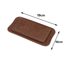 Load image into Gallery viewer, FineDecor Silicone Mould Cracked Chocolate Bar Shape Mould | Candy Mould | Jelly Mould | Baking Silicon Bakeware Mold | FD 3533
