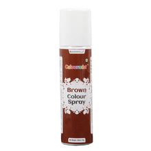 Load image into Gallery viewer, Colourmist Premium Colour Spray (Brown), 100ml | Cake Decorating Spray Colour for Cakes, Cookies, Cupcakes Or Any Consumable For A Dazzling Effect
