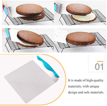 Load image into Gallery viewer, FineDecor Stainless Steel Cake Lifter / Pizza Transfer Shovel / Square Cake Tray Moving Plate Tool / Oven Cookie Spatula (FD 2940)

