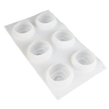Load image into Gallery viewer, FineDecor Rose Flower Shape Silicone Mousse Cake Mould, 3D Baking Mould for Dessert,Pastry,Truffle,Pudding,Jelly,Cheesecake, FD 3170 (6 Cavity)

