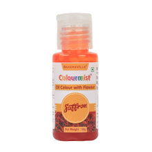 Load image into Gallery viewer, Colourmist Oil Colour With Flavour (Saffron), 30g | Chocolate Oil Saffron Flavour with Saffron Colour | Chocolate Oil Saffron Emulsion |, 30g

