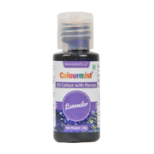 Load image into Gallery viewer, Colourmist Oil Colour With Flavour (Lavender), 30g | Chocolate Oil Lavender Flavour with Lavender Colour | Chocolate Oil Lavender Emulsion |, 30g
