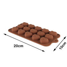 Load image into Gallery viewer, Finedecor Silicone Butterfly On Heart Shape Chocolate Mould - FD 3139, (15 Cavities)
