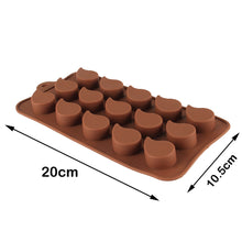 Load image into Gallery viewer, FINEDECOR - SILICONE CHOCOLATE MOULD - LEAVES SHAPE - FD 3134 ,(15 Cavities)
