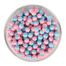 Load image into Gallery viewer, Glint Dual Tone Pearl Balls for Cake Decoration ( 7mm ) ( Blue &amp; Pink ), 75g | Dual Colour Cake Sprinkle For Cake Decoration | 75g
