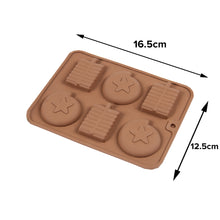Load image into Gallery viewer, FineDecor Silicone Mould Diwali Crackers Shape Mould | Candy Mould | Jelly Mould | Baking Silicon Bakeware Mold (6 Cavity) - FD 3524
