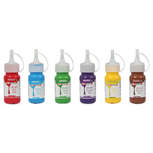 Load image into Gallery viewer, Colourmist Cake Decorating Vibrant Drip Assorted 30g each, Pack of 6 Edible Vibrant Colors (Red, Green, Blue, Yellow, Purple, Brown) - BV 3080

