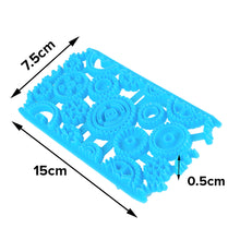 Load image into Gallery viewer, FineDecor Machine Shape Fondant Quilt Mold Embosser Biscuit Mold Cookie Cutter For Cupcake Decoration And Cake Decorating DIY Tool - FD 3264
