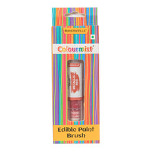 Load image into Gallery viewer, Colourmist Edible Paint Brush With Metallic Paint ( Metallic Red ) | Food Colour Paint Brush For Dessert | 1pc
