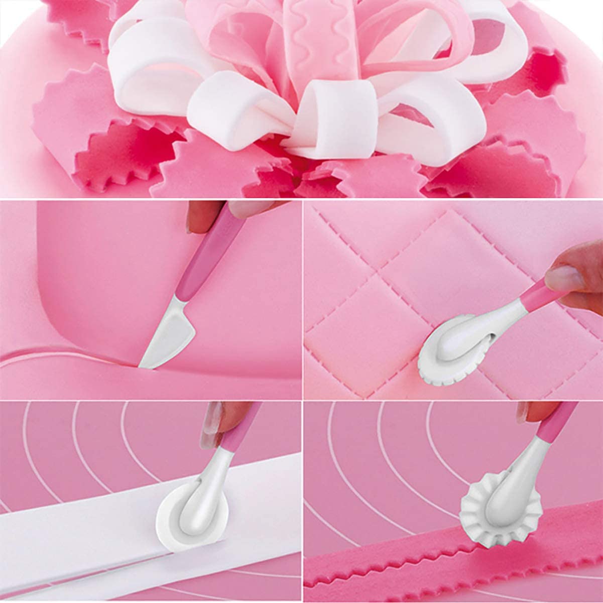 Yesbay 14Pcs Fondant Cake Decorating Carve Pen Flower Modeling Baking DIY  Sculpt Tools,Cake Carve Pen 