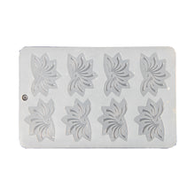 Load image into Gallery viewer, FineDecor Flower Pattern Silicone Chocolate Garnishing Mould (8 Cavity), Flower Shape Garnishing Sheet For Chocolate And Cake Decoration, FD 3508
