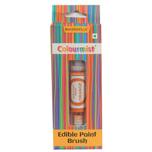 Load image into Gallery viewer, Colourmist Edible Paint Brush With Vibrant Colour Paint ( Orange ) | Food Colour Paint Brush For Dessert | 1pc
