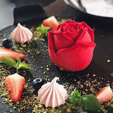 Load image into Gallery viewer, FineDecor Rose Flower Shape Silicone Mousse Cake Mould, 3D Baking Mould for Dessert,Pastry,Truffle,Pudding,Jelly,Cheesecake, FD 3170 (6 Cavity)
