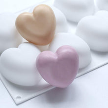 Load image into Gallery viewer, FineDecor Love Heart Shape Silicone Mousse Cake Mould For Baking, Truffle Mould Dessert Mould French Cake Mould , FD 3169 (8 Cavity)
