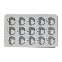 Load image into Gallery viewer, FineDecor Love Apple Pattern Silicone Chocolate Garnishing Mould (15 Cavity), Apple Shape Garnishing Sheet For Chocolate &amp; Cake Decoration FD 3509
