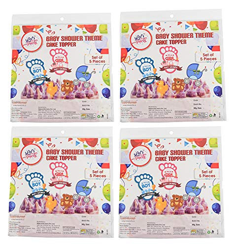 LET'S PARTY - CAKE TOPPER - BABY SHOWER THEME PACK - LP 2950