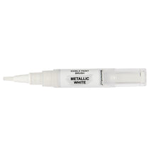 Load image into Gallery viewer, Colourmist Edible Paint Brush With Metallic Paint ( Metallic White ) | Food Colour Paint Brush For Dessert | 1pc
