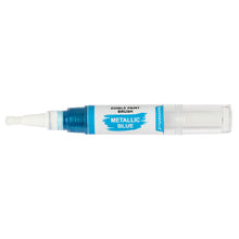 Load image into Gallery viewer, Colourmist Edible Paint Brush With Metallic Paint ( Metallic Blue ) | Food Colour Paint Brush For Dessert | 1pc
