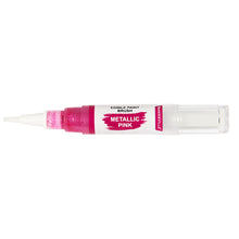 Load image into Gallery viewer, Colourmist Edible Paint Brush With Metallic Paint ( Metallic Pink ) | Food Colour Paint Brush For Dessert | 1pc
