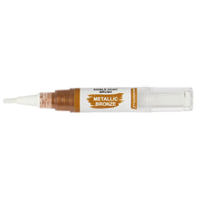 Load image into Gallery viewer, Colourmist Edible Paint Brush With Metallic Paint ( Metallic Bronze ) | Food Colour Paint Brush For Dessert | 1pc
