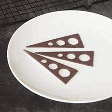 Load image into Gallery viewer, FineDecor Triangle Shape Chocolate Garnishing Sheet For Chocolate And Cake Decoration With 3 Dots Design Silicone Garnishing Mould (8 Cavity),FD 3358
