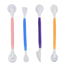 Load image into Gallery viewer, FineDecor 4Pcs Sugar Craft Modeling, Fondant Sculpting, Cake Decorating, DIY Kit for Clay Ceramic Pottery Shaping - (4 Pcs X 1 Set) - FD 3412
