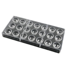 Load image into Gallery viewer, FineDecor Diamond Shaped Polycarbonate Chocolate Mold  (21 Cavities), Transparent, FD 3416
