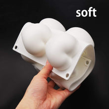 Load image into Gallery viewer, FineDecor 3D Heart Shape Silicone Mousse Cake Mould Non-stick Silicone Mould Tray for Handmade Chocolate,Dessert, Pastry, Brownie FD 3163 (8 Cavity)

