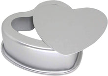 Load image into Gallery viewer, FineDecor Premium Aluminium Cake Pan/Mould Removable Bottom, Heart Shape (8 inch diameter * 2.3 inch height), FD 3027
