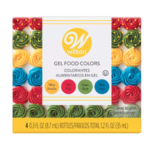 Load image into Gallery viewer, Wilton Primary Gel Food Color Set, Multicolour (Pack of 4)
