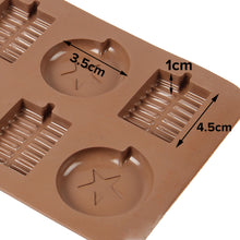 Load image into Gallery viewer, FineDecor Silicone Mould Diwali Crackers Shape Mould | Candy Mould | Jelly Mould | Baking Silicon Bakeware Mold (6 Cavity) - FD 3524
