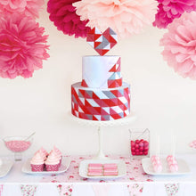 Load image into Gallery viewer, FineDecor Triangle Cookie Cutter / Fondant Cutter &amp; Embosser - Geometric Cutter Set, Triangle Cake Fondant Cutter, FD 3367
