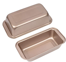 Load image into Gallery viewer, FineDecor Nostick Loaf / Bread / Toast Pan, Carbon Steel Bakeware Bread Toast Mould Baking Pan (25*12*6 CM), Gold, FD 3123
