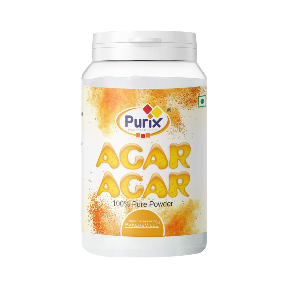 Purix Agar Agar Powder | Kanten Powder | Versatile Thickener | Healthy Gelatin Substitute | Perfect For Jelly | Gluten Free, 75g